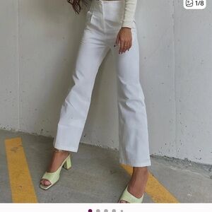 Princess Polly Zack Pant- white